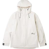 伯希和【山系】羽绒冲锋衣男女三合一鹅绒内胆防水外套12240128白S 男女同款米白色