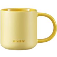 北鼎（Buydeem）马克杯陶瓷水杯情侣杯便携咖啡杯搪瓷茶杯女儿童亲子杯子可爱创意礼物礼盒办公室瓷杯 【浅杉绿】缤纷糖果杯专属礼盒贺卡350ml