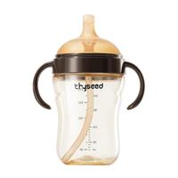 世喜吸管奶瓶 大宝宝一周岁以上PPSU婴儿奶瓶带手柄带吸管300ml
