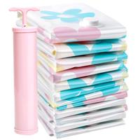 DR.STORAGE 收纳博士 压缩袋套装 太阳花 13件套(特大号3+中号3+小号3+手卷3+手泵1)