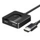 绿联 HDMI2.0双向切换器扩展器一拖二4K60Hz高清二进一出1转2 笔记本电脑接显示器分屏电视投