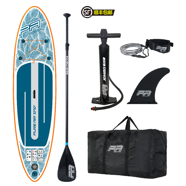 AQUA MARINA 乐划 25款 充气冲浪板浆板站立式 Pure Air 330*81*15 标配