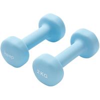 Keep 浸塑哑铃 10734 水蓝色 2kg*2