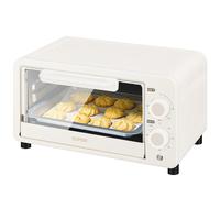 苏泊尔 家用多功能电烤箱 定时控温双控制 10L二层烤位小烤箱家用易操作 奶油白 OJ10A806