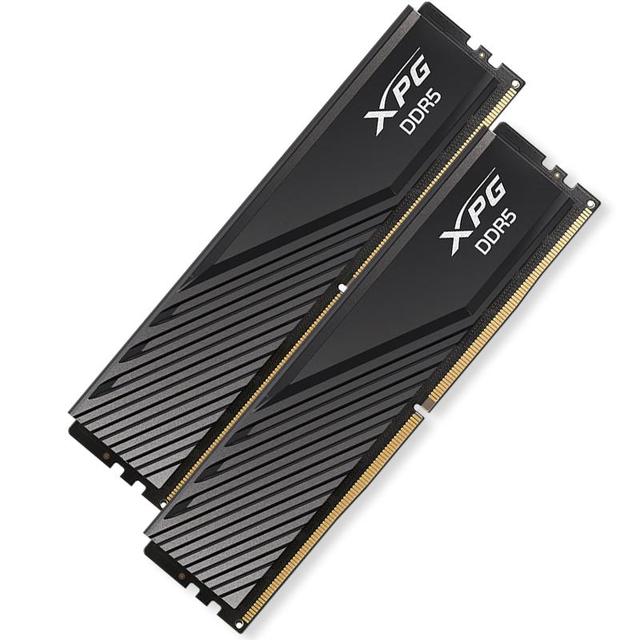 威刚 XPG系列 威龙D300 DDR5 6000MHz 台式机内存 马甲条 黑色 64GB 32GBx2 C30