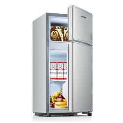 奥克斯 BCD-22A126D 双门冷藏冷冻两用迷你冰箱 22L 银色