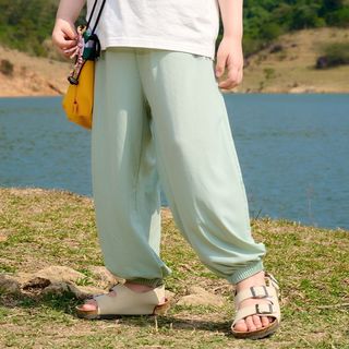 【两件】棉花堂儿童防蚊裤小童夏季薄款透气凉感休闲宽松宝宝裤子