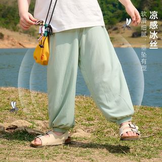 【两件】棉花堂儿童防蚊裤小童夏季薄款透气凉感休闲宽松宝宝裤子