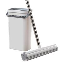 官佳 免手洗海绵拖把吸水懒人拖把桶家用胶棉拖把拖地神器瓷砖木地板干湿两用墩拖布头