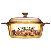 康宁（VISIONS）晶彩透明锅1.25L小汤锅炖锅宝宝辅食锅玻璃锅VS12