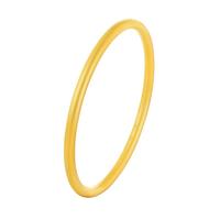 京东京造传承系列足金古法素圈手镯9g 58号 新年