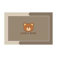 KAYE 家用吸水防滑脚垫 SJR-可爱熊仔