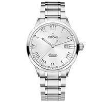 TITONI 梅花 空中霸王系列 40毫米自动上链腕表 83733 S-561