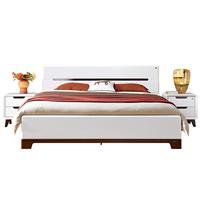 QuanU 全友 121802 北欧板式床 1.8m床