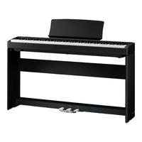 KAWAI ES120 电钢琴 88键重锤键盘 黑色 原装木架+三踏板+琴凳礼包
