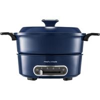 Morphy Richards 摩飞 MR9087 多用途锅+鸳鸯盘 蓝色