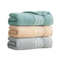 京东京造 毛巾套装 3条装 74*34cm 138g 米色+浅灰色+绿色