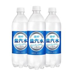 延中 经典原味盐汽水 饮料 600ml*20瓶 整箱塑膜包装