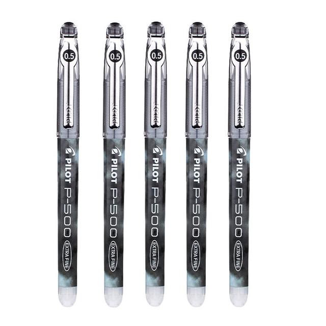 百乐 BL-P500 拔帽中性笔 6色 0.5mm 6支装