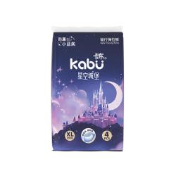 卡布 出行便携 儿童拉拉裤  XL4片