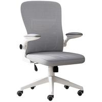 格田彩 电脑椅子办公椅家用座椅人体工学椅学习椅升降椅久坐电竞椅 白框灰网【舒适标准版】