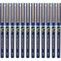 PILOT 百乐 BX-V7 拔帽中性笔 蓝色 0.7mm 12支装