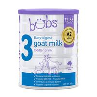 bubs 贝儿 A2蛋白系列 幼儿羊奶粉 澳版 3段 800g