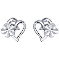 CHOW TAI FOOK 周大福 AB35093 心形925银耳钉