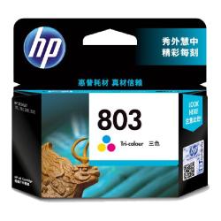 惠普 803 F6V20AA 墨盒 标准版 彩色 单个装