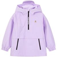 暇步士（Hush Puppies）童装儿童秋装外套男童女童春秋季男女大童简约纯色夹克 钻石黑 110cm