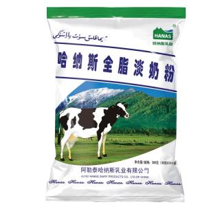 HANAS 哈纳斯 全脂淡奶粉 300g