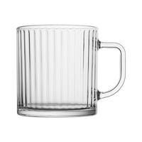 乐美雅（Luminarc）玻璃杯带把手水杯茶杯子钢化玻璃咖啡杯高颜值泡茶杯500ml*2条纹 ⭐条纹500ml*2