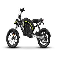 摩兽Pesgo plus电动车新国标智能跨骑长续航电助力电动自行车 暗夜黑 48V24Ah运动版