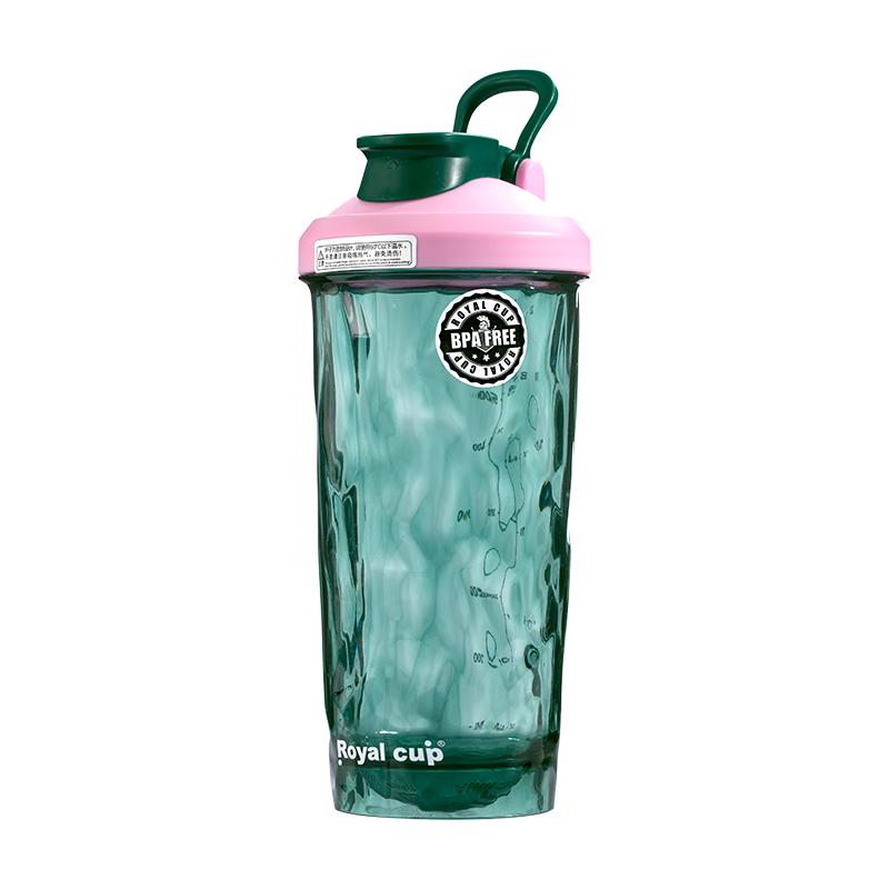 Royal Cup摇摇杯蛋白粉搅拌杯奶昔运动塑料水杯 绽放
