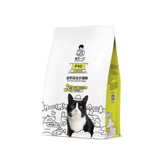 诚实一口 P40全价猫粮成猫幼猫室内外80%鲜肉高蛋白长肉美毛鸡鱼味6kg