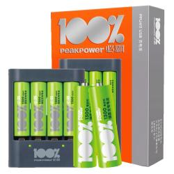 超霸 5号镍氢充电电池 1.2V 1300mAh 充电套装 4粒装