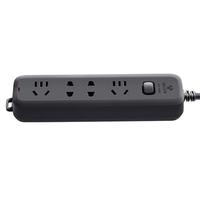 BULL 公牛 GN-B8220H 家用多功能插排 黑色 1.8m