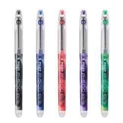 百乐 BL-P500 拔帽中性笔 蓝黑色 0.5mm 单支装