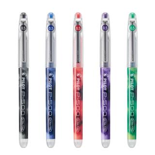 百乐 BL-P500 拔帽中性笔 蓝黑色 0.5mm 单支装