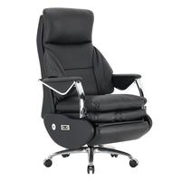 西昊（SIHOO）L8 电动老板椅头层牛皮 办公椅可躺午休电脑椅 人体工学椅沙发椅 L8黑色真皮（单电机）
