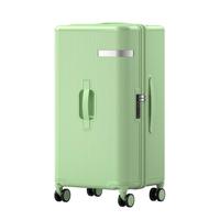 森马 行李箱登机箱竖条纹万向轮旅行箱商务拉杆箱 牛油果绿 20英寸