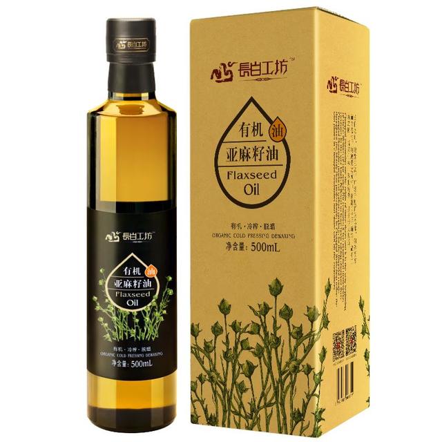 长白工坊 有机亚麻籽油 500ml