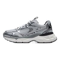 老爹鞋男女同款运动鞋复古休闲鞋 奥运灰 40  青年