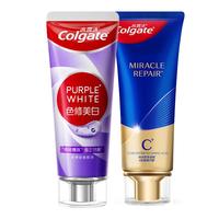 Colgate/高露洁 护龈美白 牙膏套装 青柚百香 90g+90g