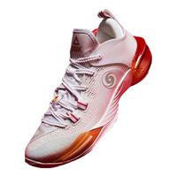 PEAK 匹克 态极系列 闪现6代 男子热血配色透气实战篮球鞋 ET43807A 白/金/红热血 39