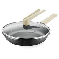 COOKER KING 炊大皇 黑曜石系列 JG26HY 煎锅(26cm、不粘、铝合金、黑色)