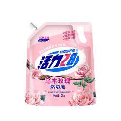 活力28 花漾香氛洗衣液4斤/袋 官方正品 多效洁净粒子深度清洁无磷无铝