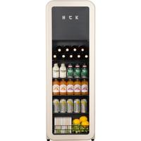 HCK/哈士奇 GC-133D-FSK 一级能效 133L 奶茶色 立式冷藏冷冻柜