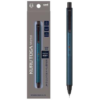 uni 三菱 uni KURUTOGA自动铅笔 0.5mm金属笔握考试书写绘图素描旋转活动铅笔 M5