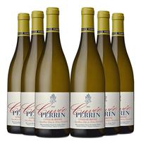 FamillePerrin 佩兰家族 干型 罗纳河谷干型白葡萄酒 750ml*6瓶套装